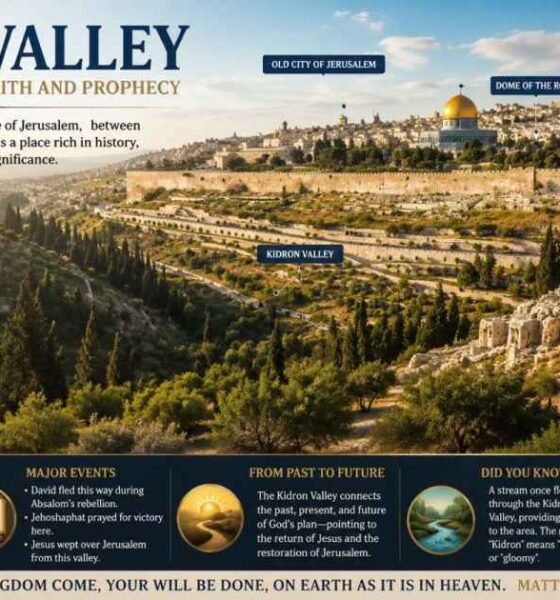 Kidron Valley : The Complete Guide to Its Biblical History, Location, Prophecy, and Spiritual Significance