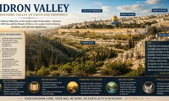 Kidron Valley : The Complete Guide to Its Biblical History, Location, Prophecy, and Spiritual Significance