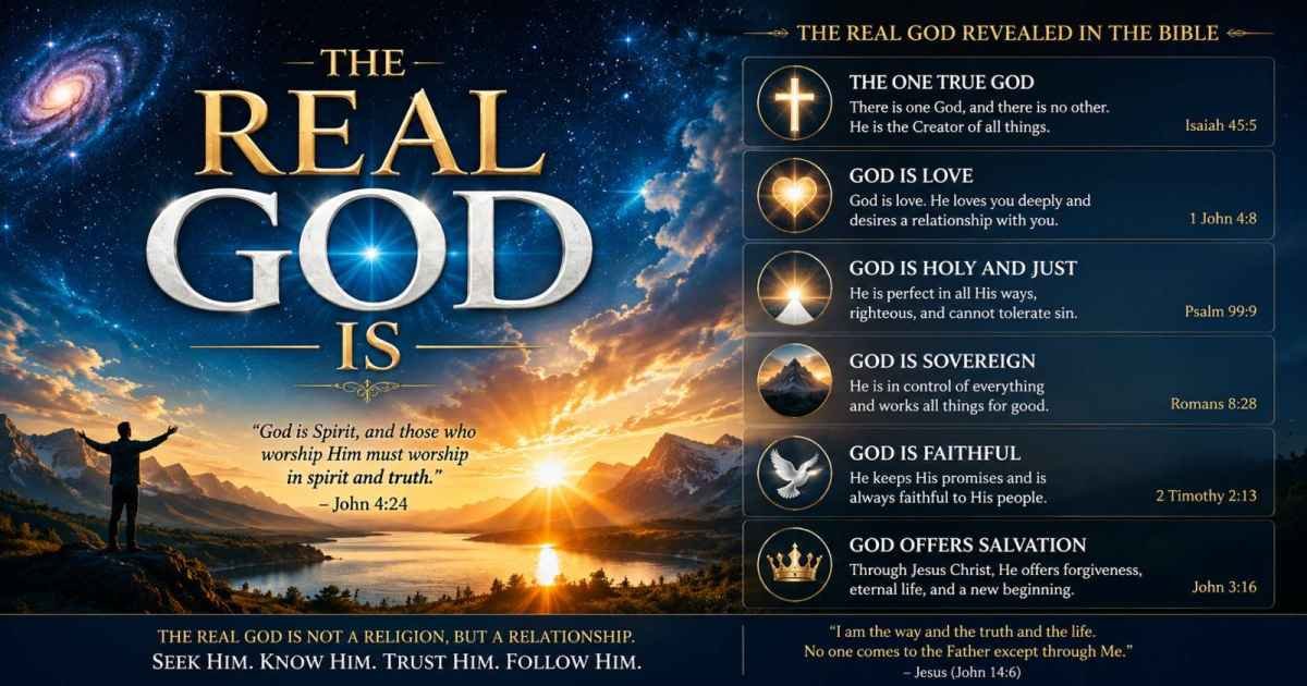 Who real god is: Understanding God's Nature According to the Bible