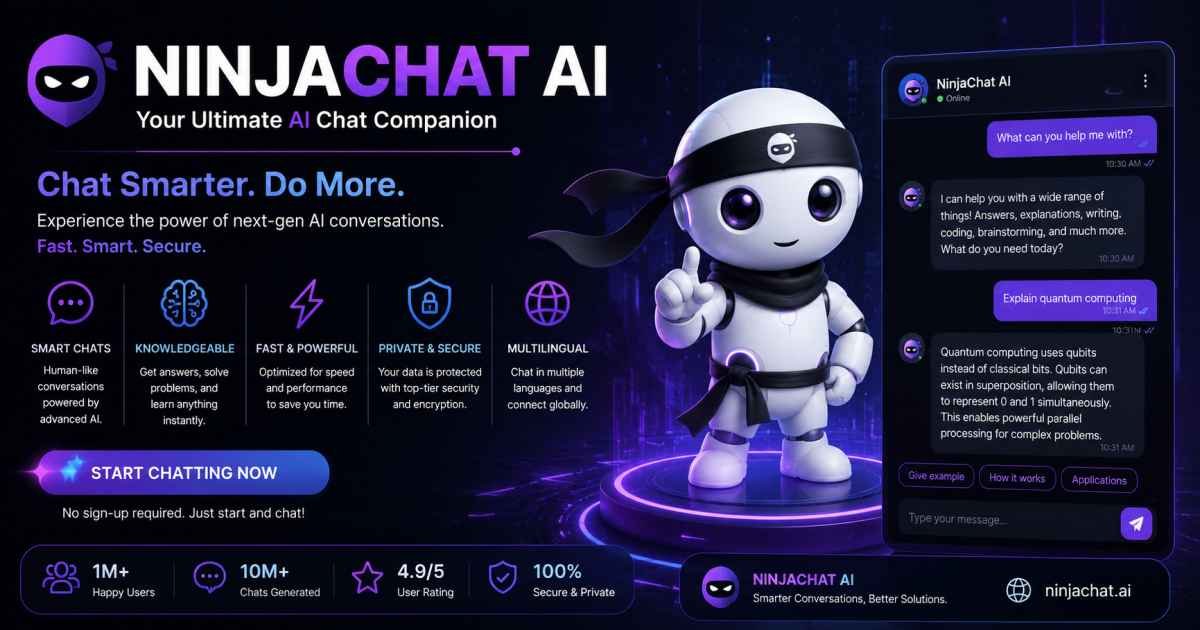 NinjaChat AI : The Complete Guide to the All-in-One AI Productivity Platform