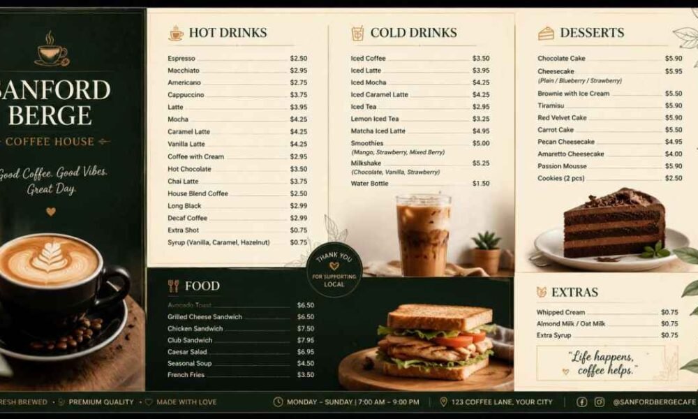 How to Create a Cafe Menu That Keeps Customers Coming Back